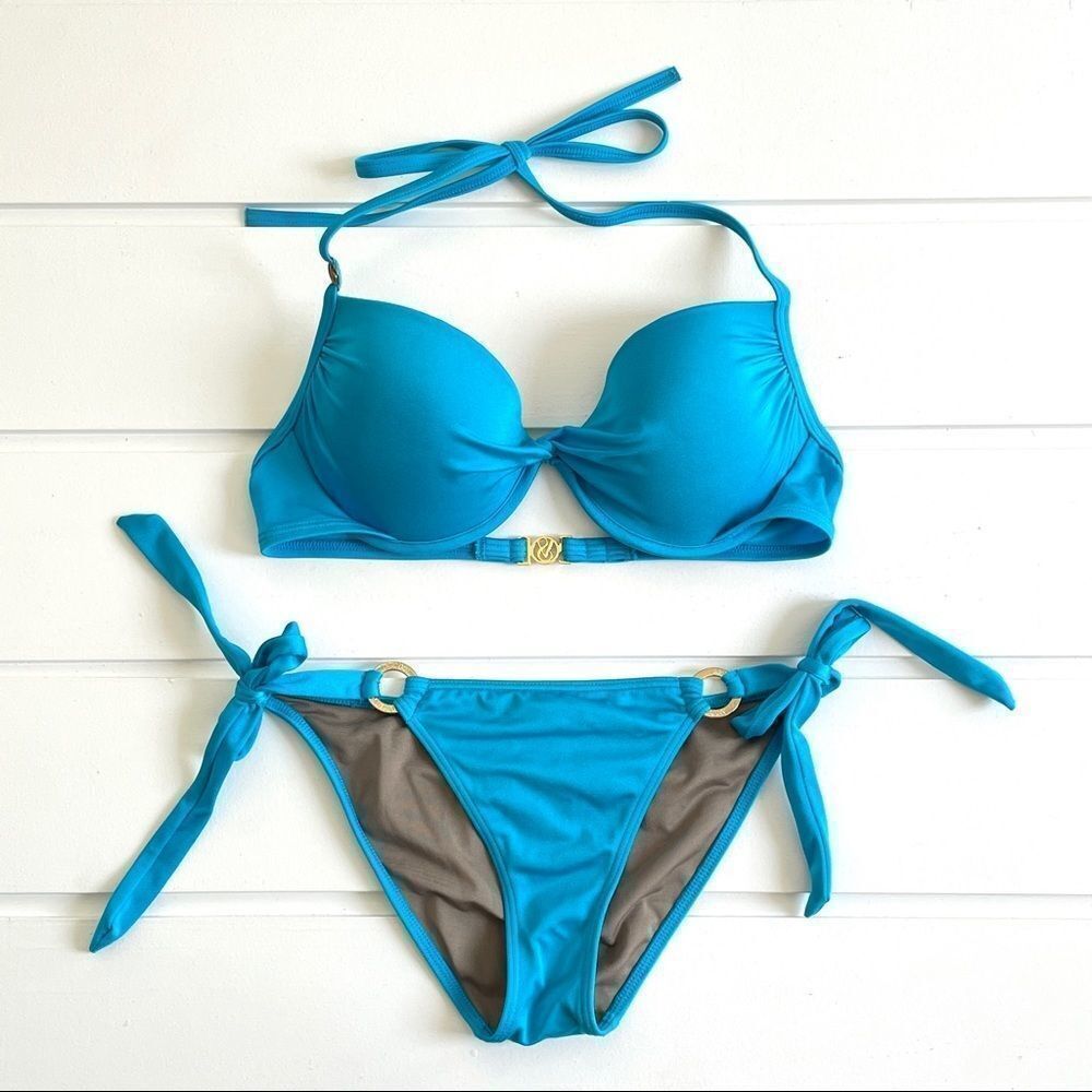 Victoria’s Secret Original Maldives Bombshell Push Up Twist Swim Bikini Set